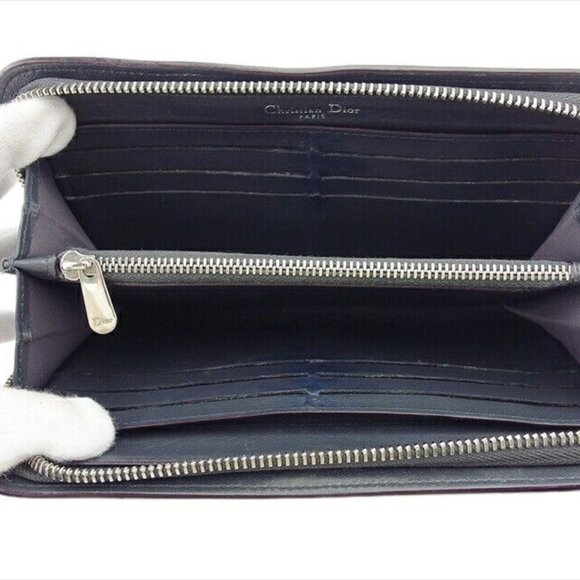 Authenticity guaranteed USED Dior wallet x leather - Picture 10 of 10